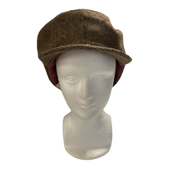 Vintage Men’s Wool Brown Tweed Driver Cap by Seifter Associates - L - Picture 3 of 11